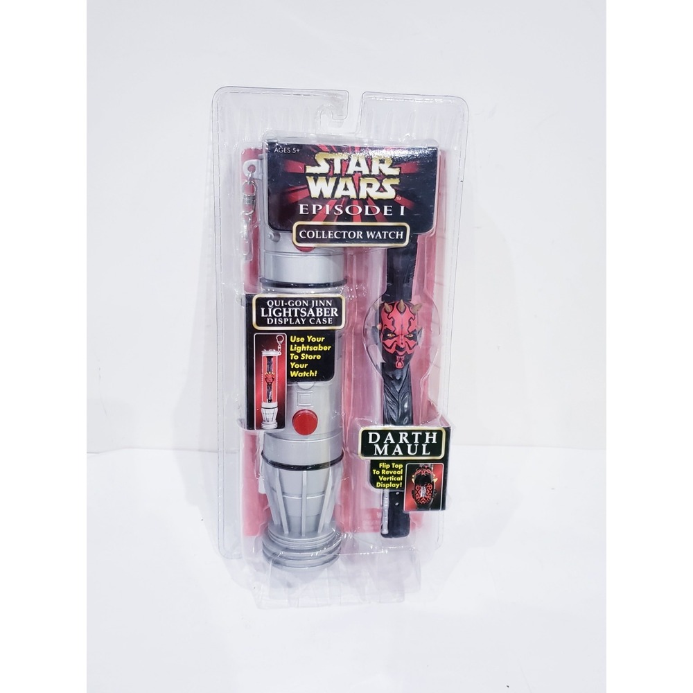 Vintage 1999 Star Wars Episode 1 Darth Maul Collector Watch - New Sealed